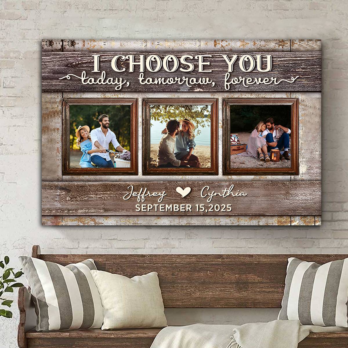 Canvas / Poster gift-ready design for Couples