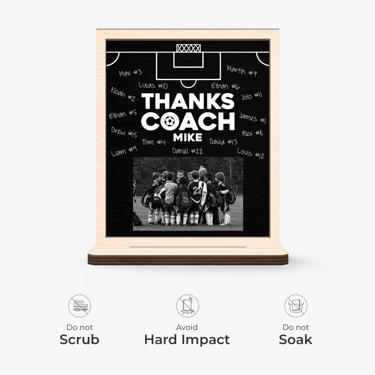 Plaque gift-ready design for Teacher