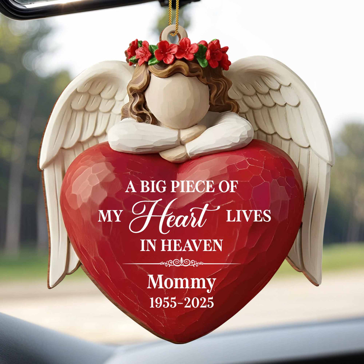 A Big Piece Of My Heart Lives In Heaven, Angel Heart Wings