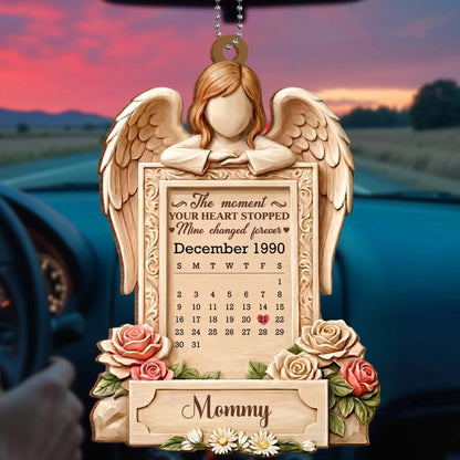 The Moment Your Heart Stopped, Angel and Roses Ornament