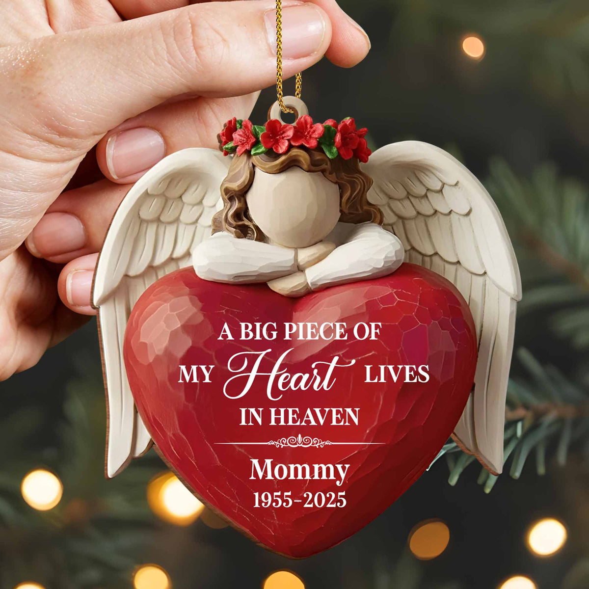 A Big Piece Of My Heart Lives In Heaven, Angel Heart Wings