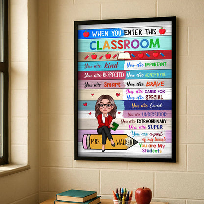 Canvas / Poster detail view for Teacher