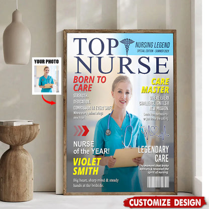 Personalized Nurse Gift for Daughter/Granddaughter with personalized design details for meaningful gifting image 7