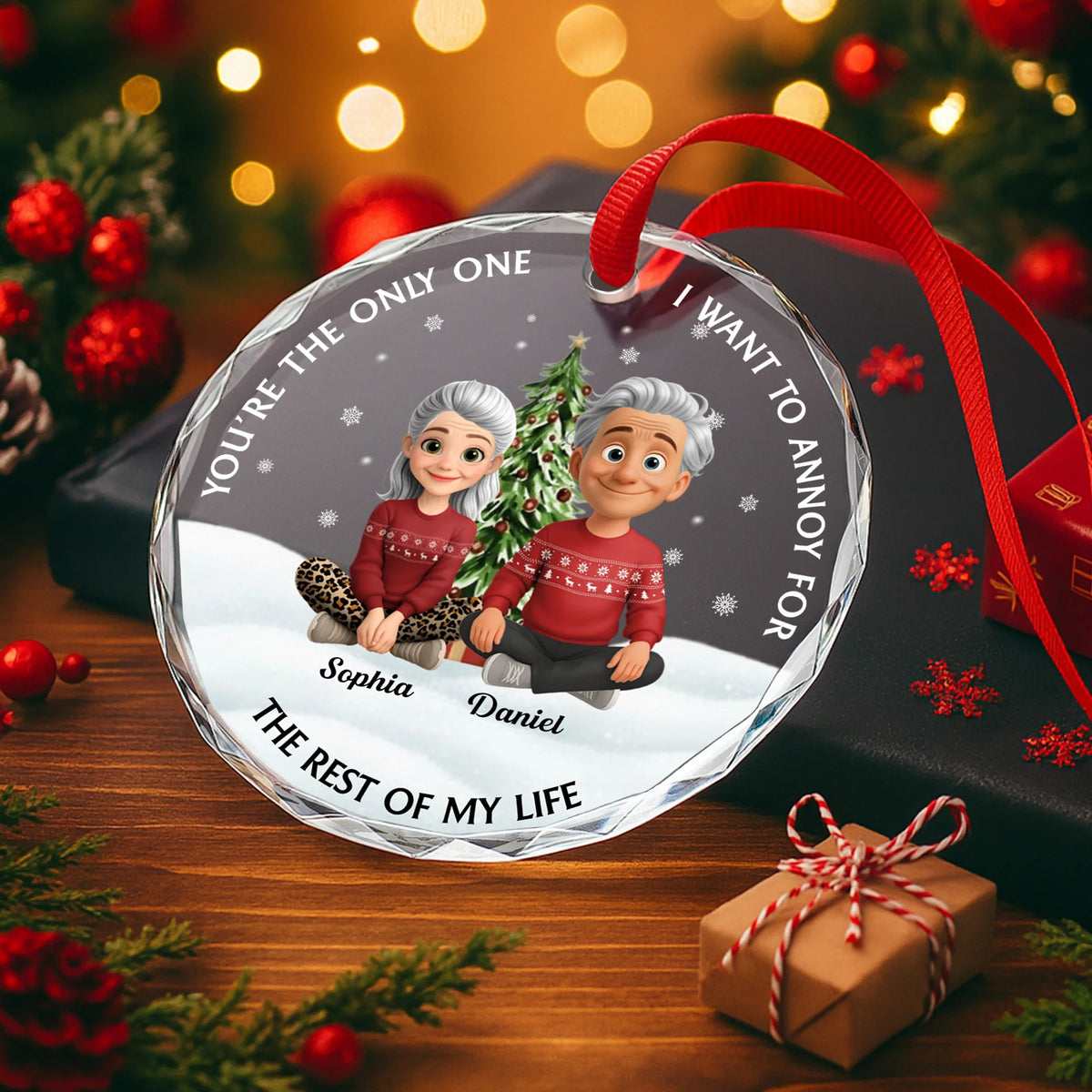 You're The Only One I Want To Annoy, Christmas Tree and Couple