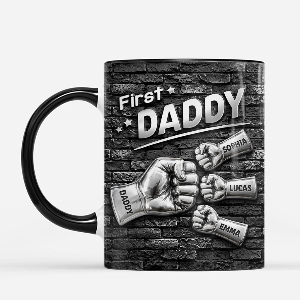 Personalized Grandpa Fist Bump Mug personalization view for Grandpa