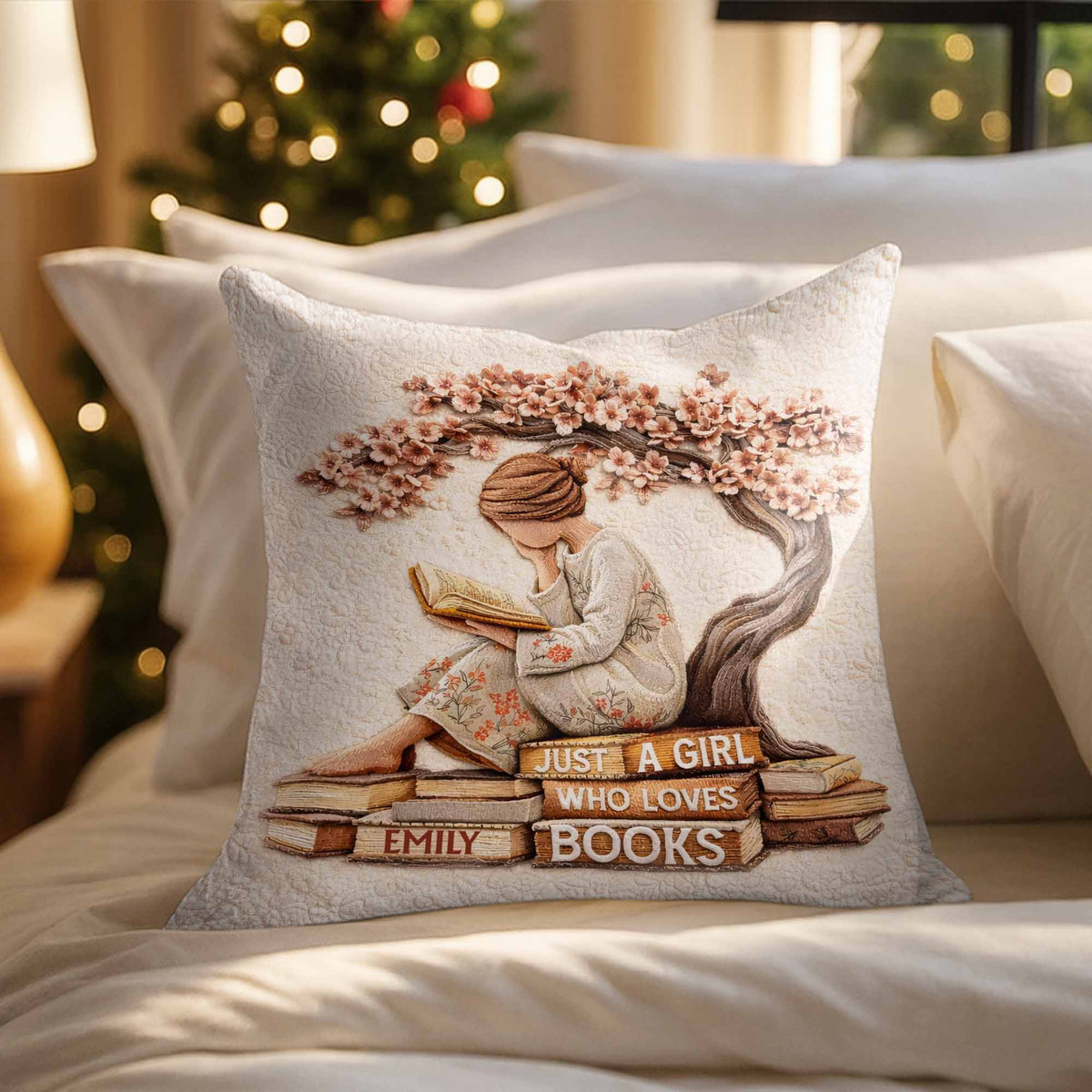 Just A Girl Who Loves Books, Flowers And Tree