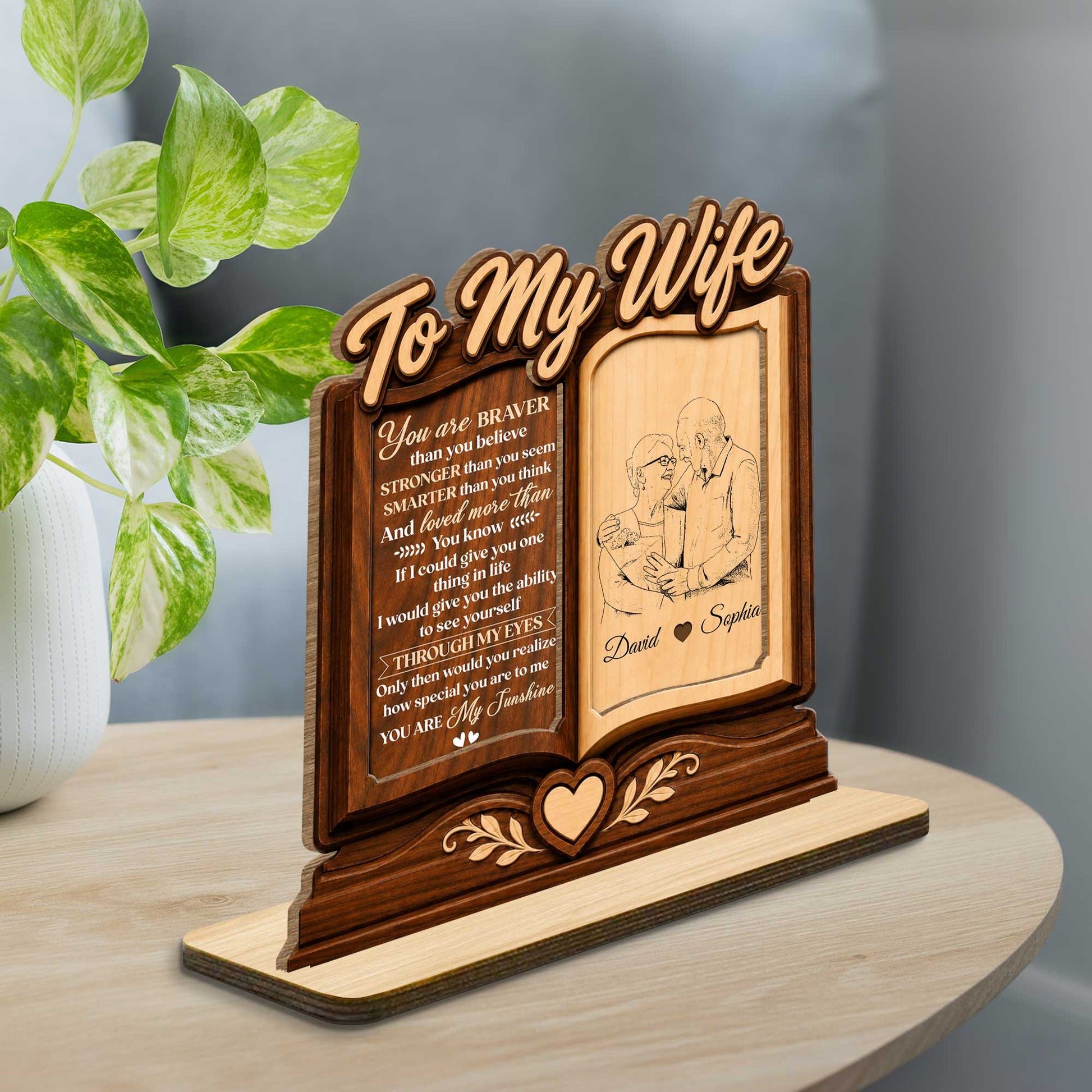 Plaque detail view for Wife