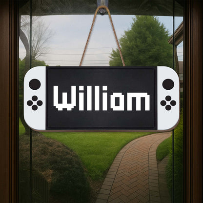 Wood Sign material and size view - Custom Gaming Wood Sign