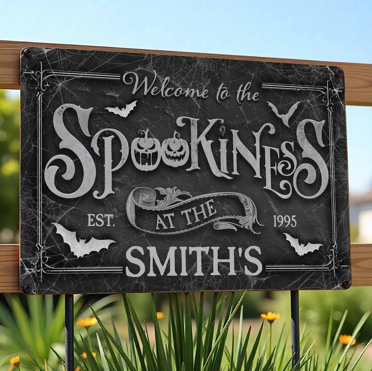 Welcome To The Spookiness With Bats And Pumpkins