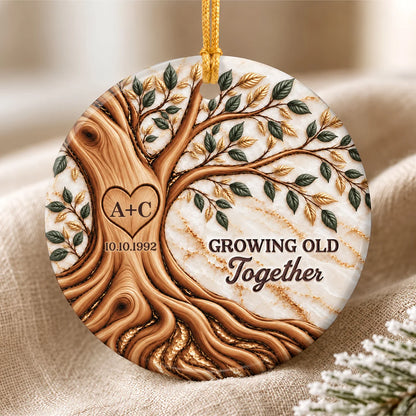 You and Me We Got This Personalized Ceramic Ornament - Custom Couple Anniversary Gift