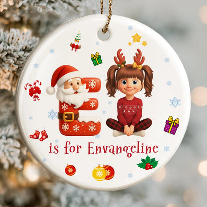 Celebrating Holiday Spirit With Santa and Snowflakes