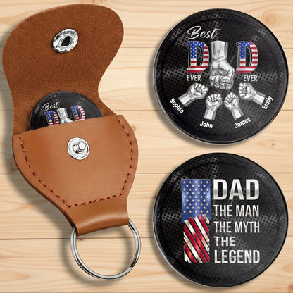 Custom Dad Fist Bump Pocket Hug for Dad with personalized design details for meaningful gifting