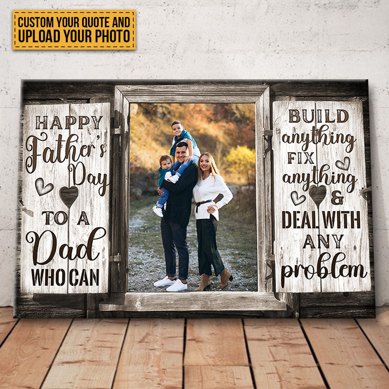 "The Only Thing Better" Personalized Canvas / Poster - Custom Wall Art Gift for Husband & Dad