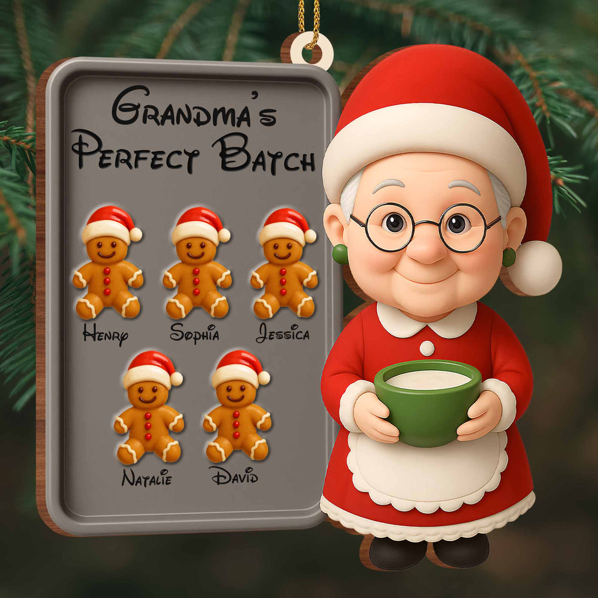 Celebrate Festive Season With Grandma And Gingerbread Cookies