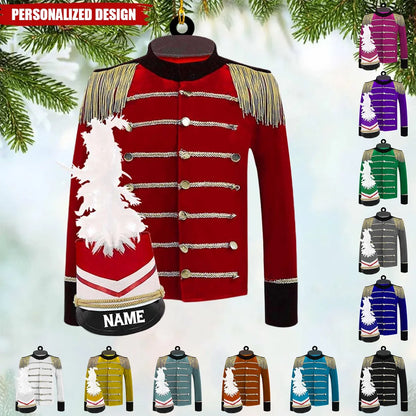Personalized Marching Band Uniform Acrylic Ornament - Custom Keepsake Gift for Band Members