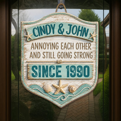 Wood Sign gift-ready design for Couples