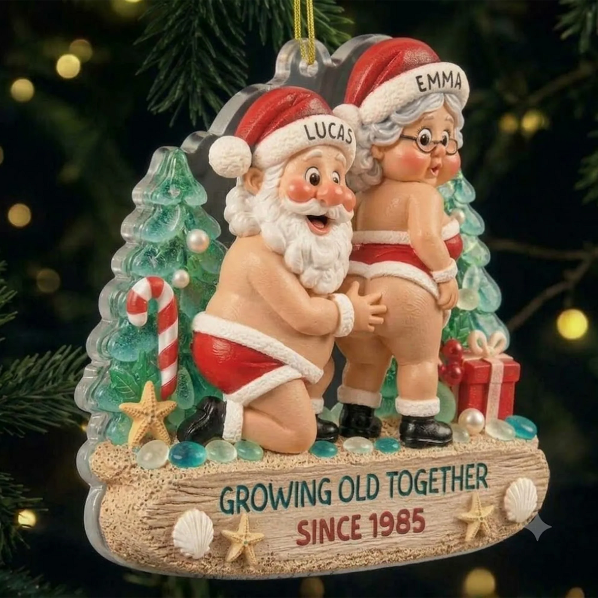 Annoying Each Other Santa Couple 3D Acrylic Ornament - Personalized Christmas Gifts for Couples ea93a683-8548-48ea-bd09-ca443d5577d2-1.png