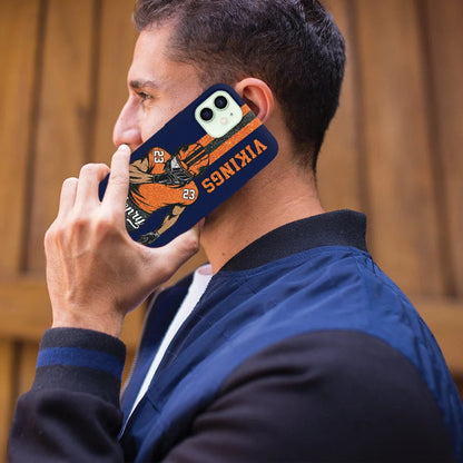 Custom Football Player Phone Case - Personalized Name Number Team Gift for Football Fans