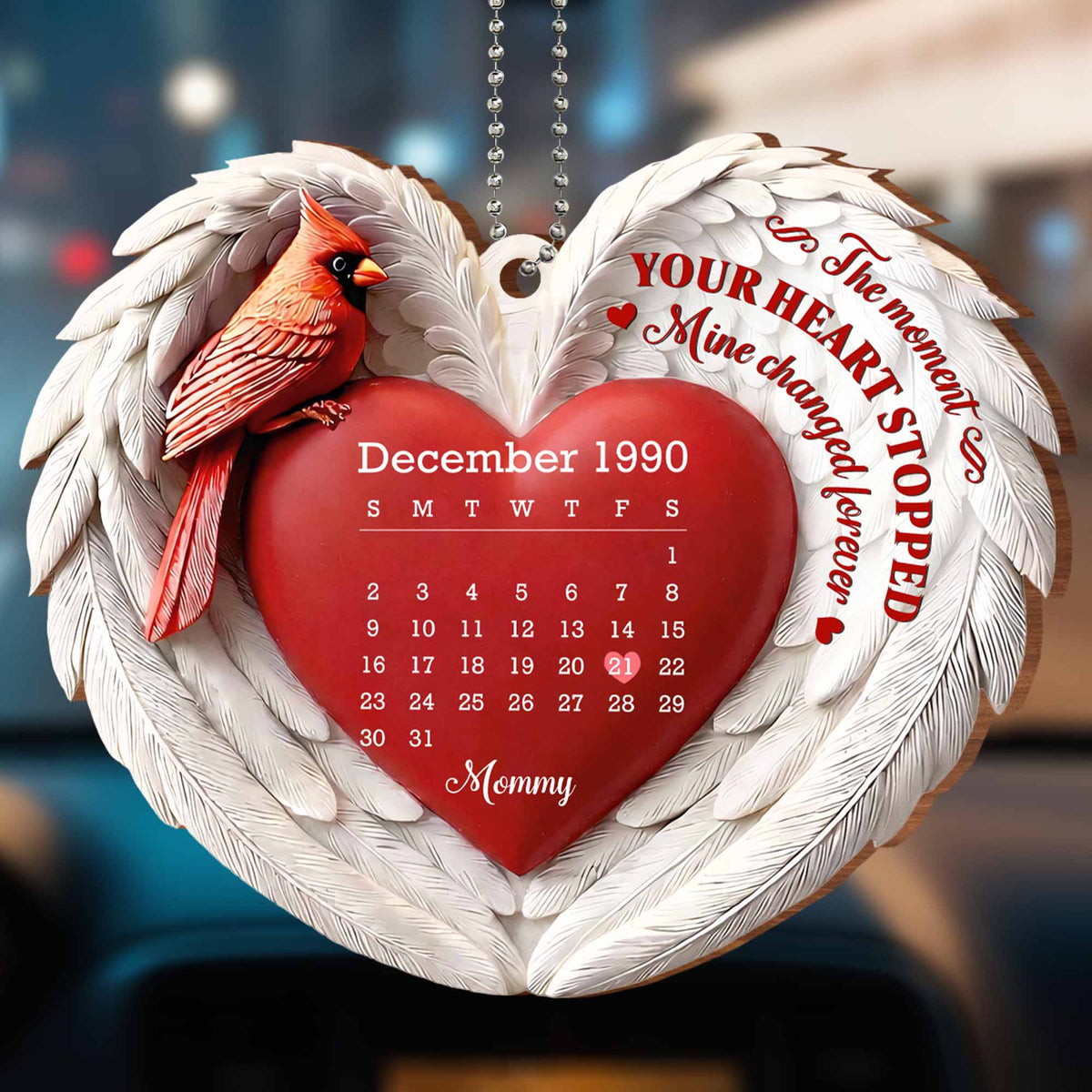 The Moment Your Heart Stopped, Wings and Heart Design