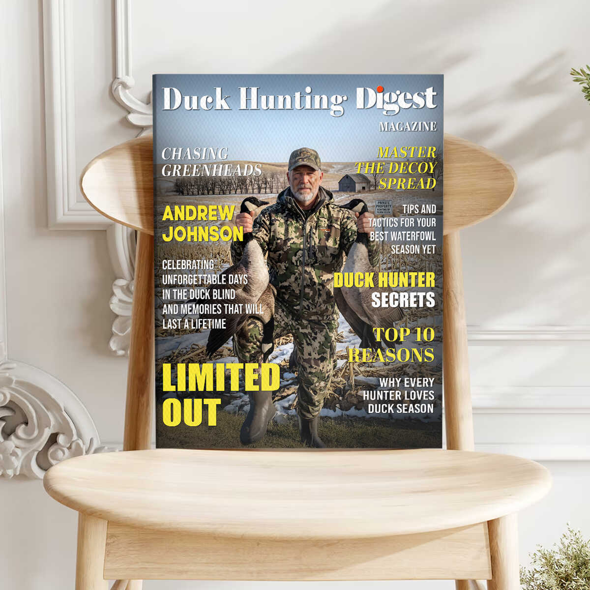 Canvas / Poster gift-ready design for Dad