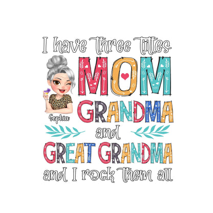 Mom Grandma Great Grandma Personalized Decal for Mom with personalized design details for meaningful gifting image 8