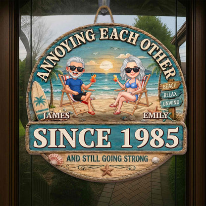 Wood Sign gift-ready design for Couples