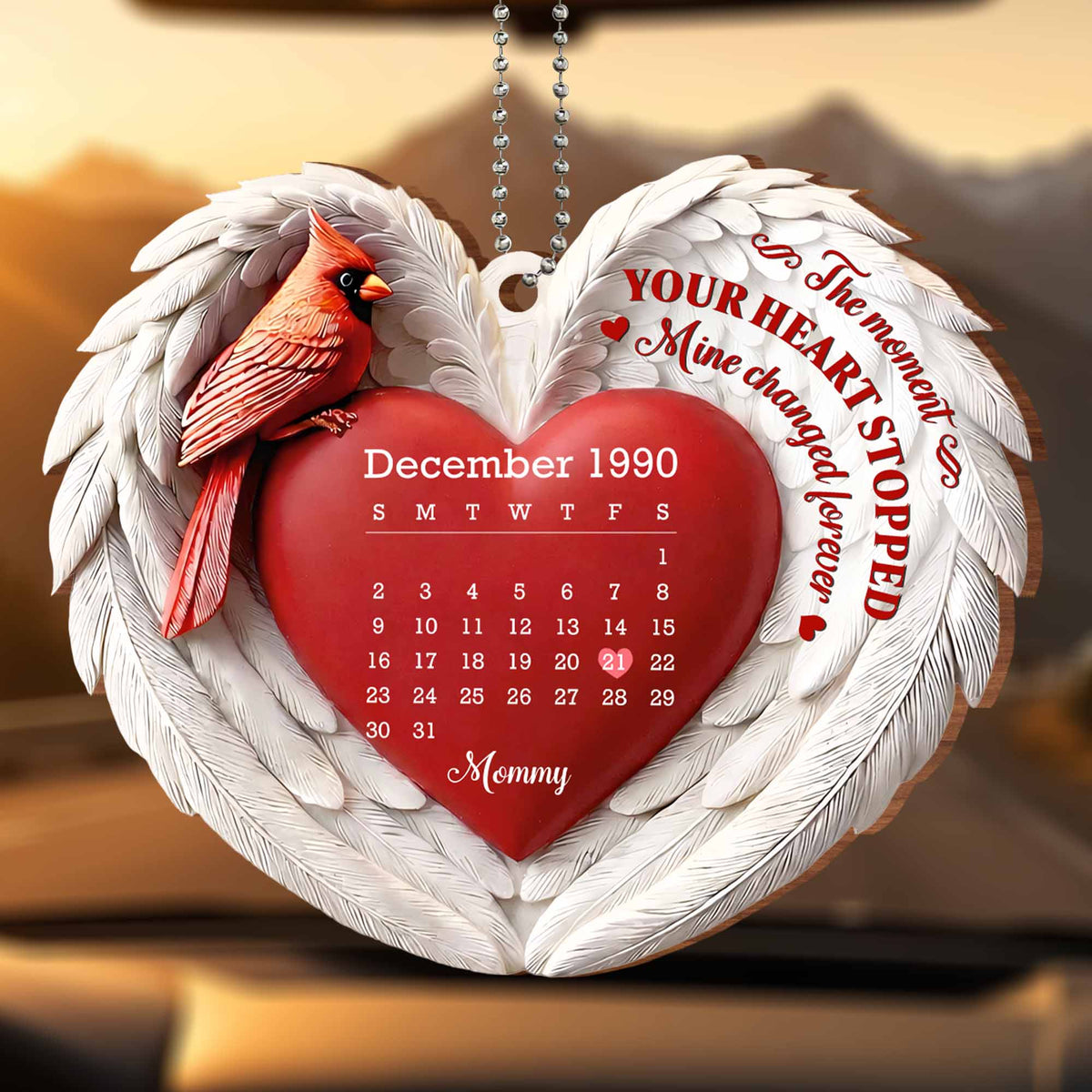 The Moment Your Heart Stopped, Wings and Heart Design