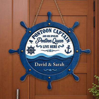 Wood Sign detail view for Couples