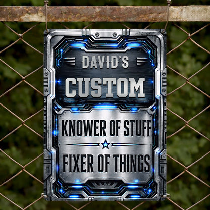 Metal Sign detail view for Dad