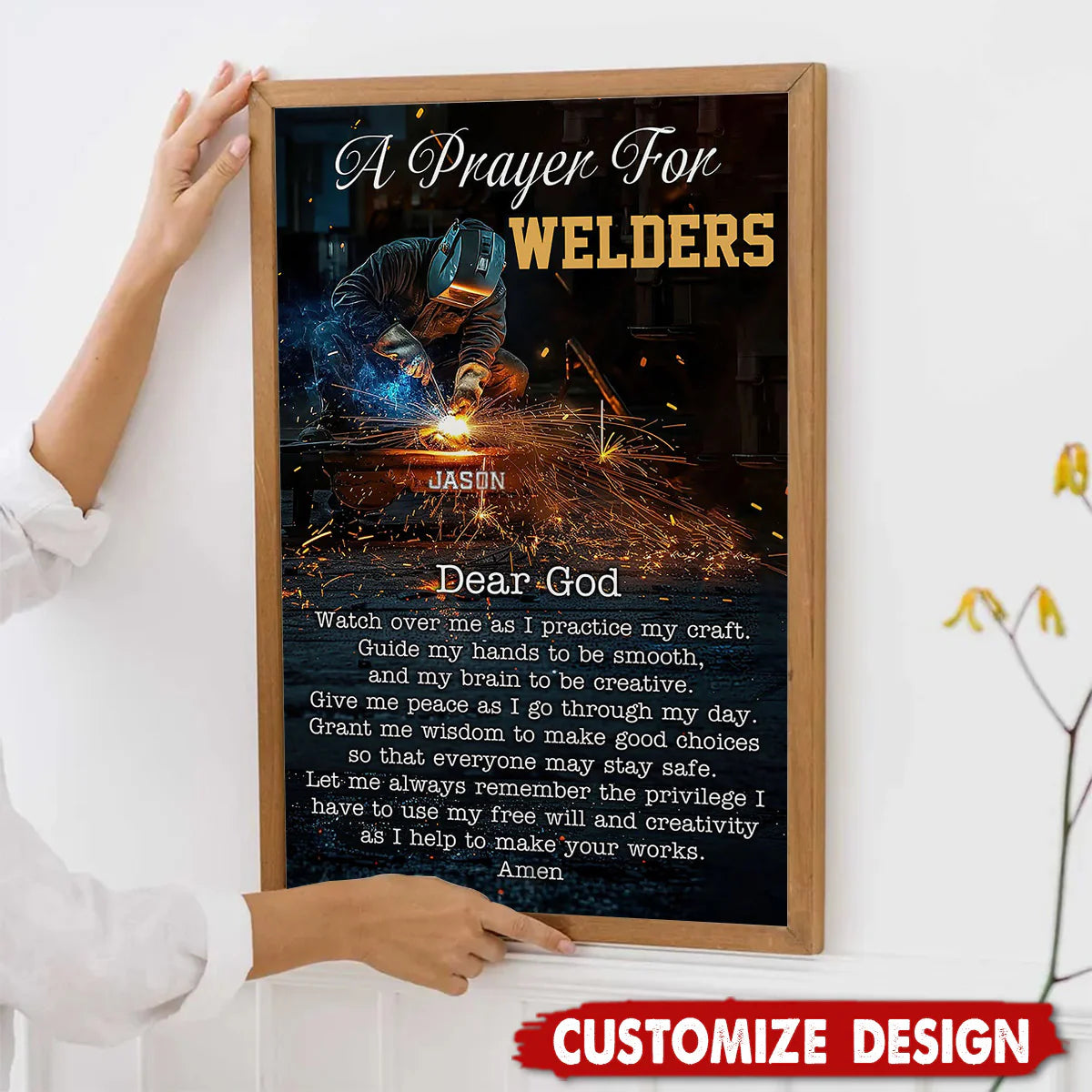 Canvas / Poster gift-ready design for Dad