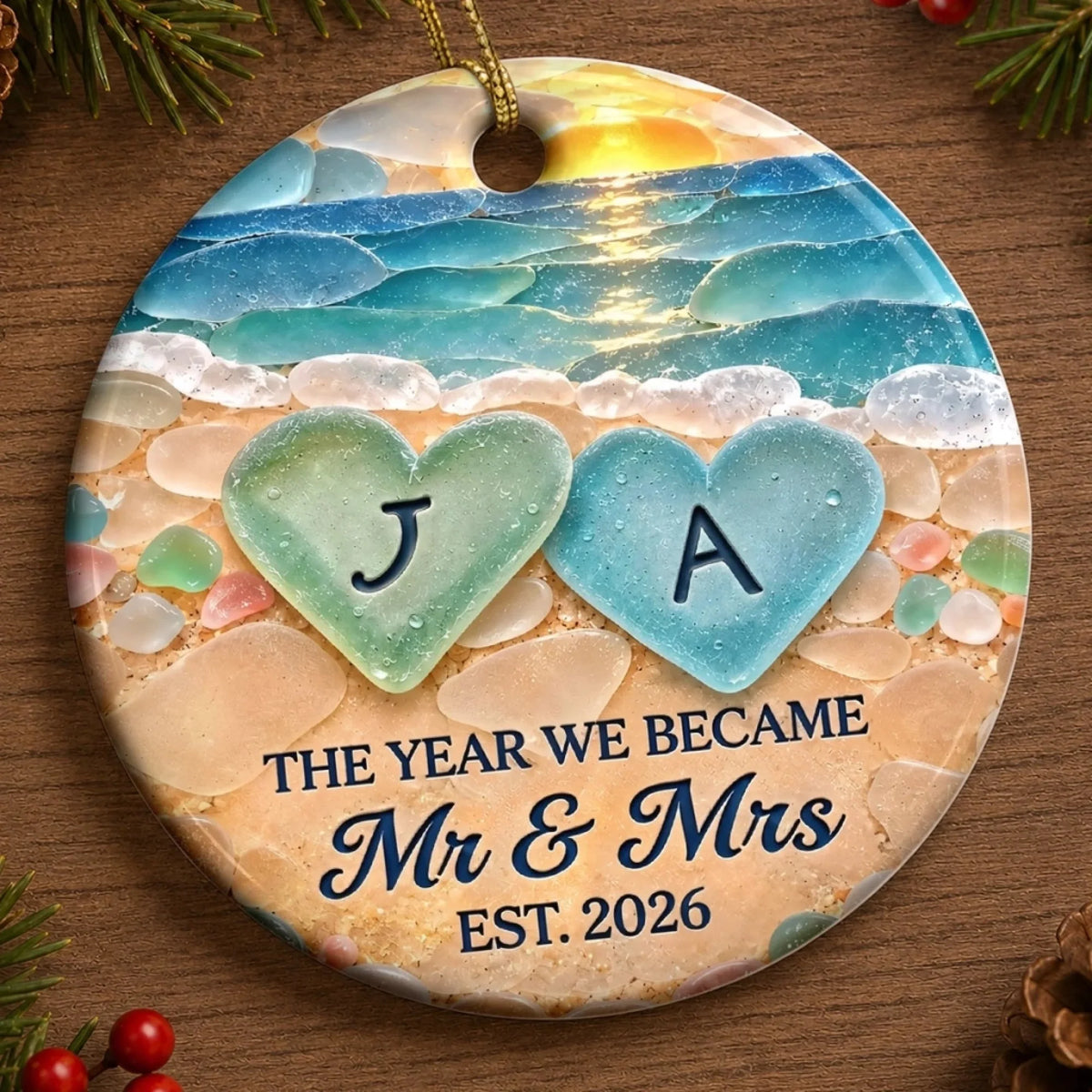 Custom First Christmas Ceramic Ornament - Personalized Anniversary Christmas Wedding Gifts For Husband And Wife, Him And Her - Making Our First Memories 1b42dd24-a5da-441c-afe5-4658167f0b69-banner-6.jpeg