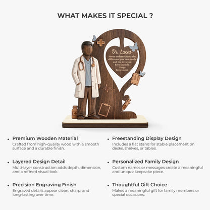 Plaque gift-ready design for Nurse