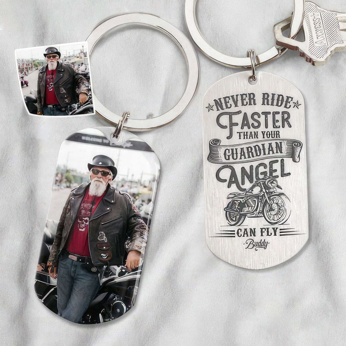 Keychain detail view for Husband