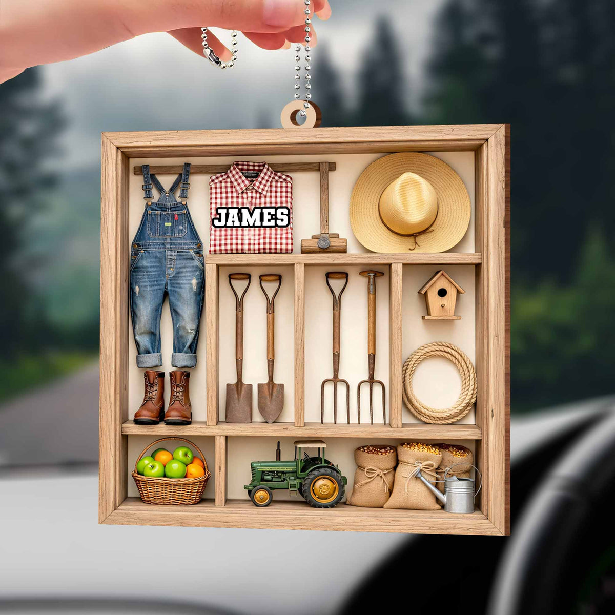 Celebrate Farm Life With Tractor And Gardening Tools