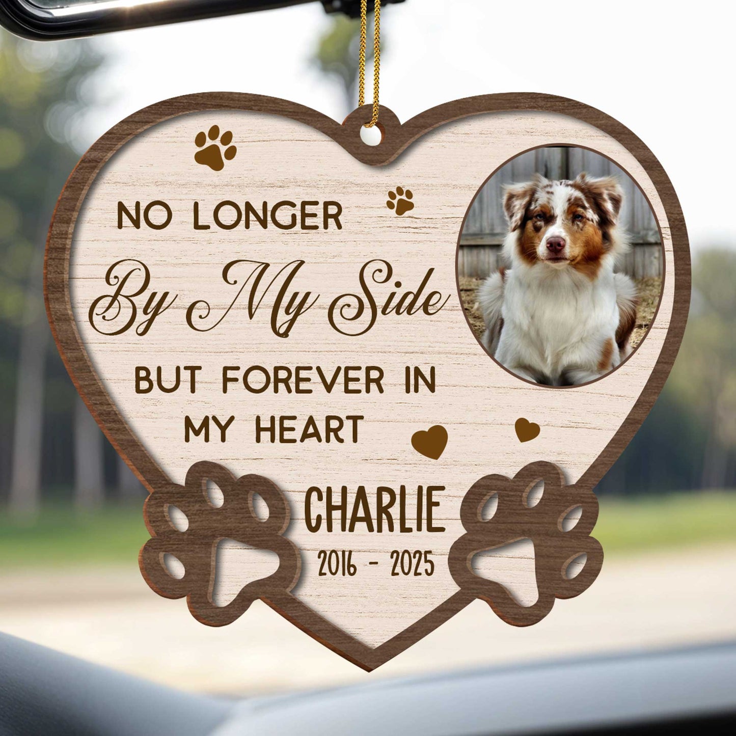 Wooden Ornament gift-ready design for Dog Lovers