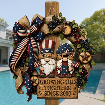 Wood Sign detail view for Couples