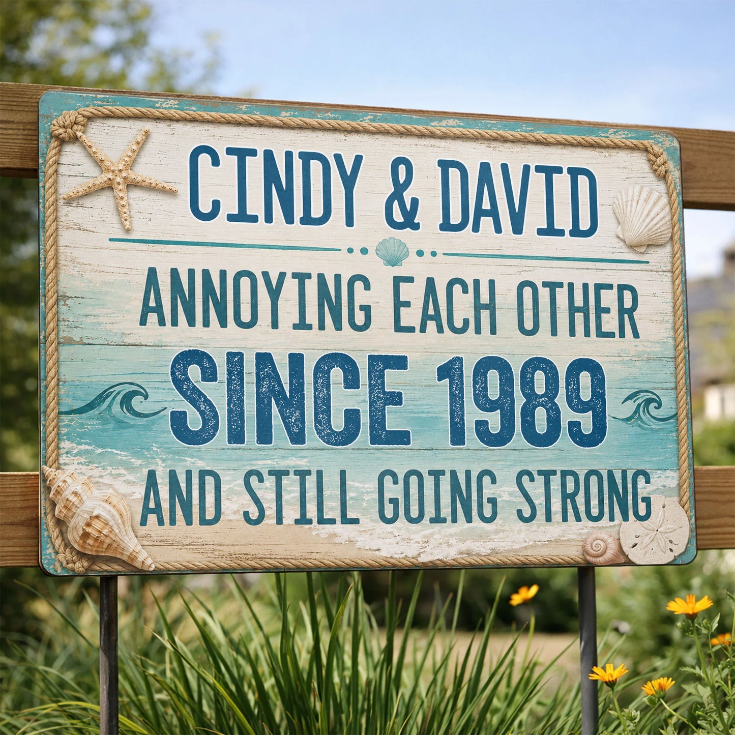 Custom Annoying Each Other Since Couple Metal Sign for Couples image 8