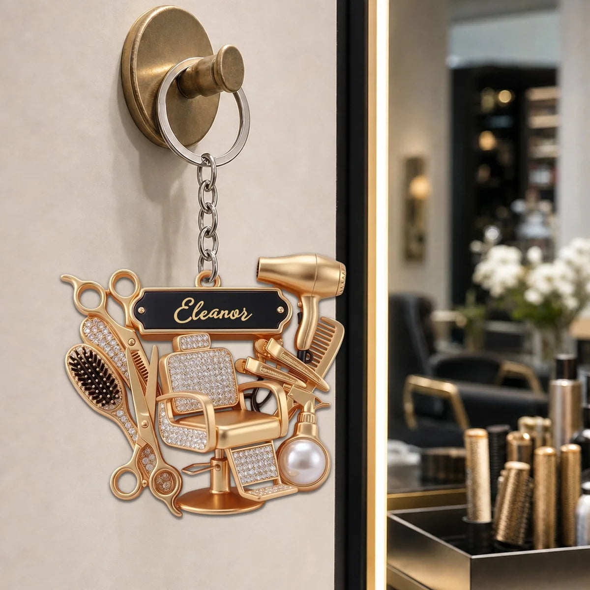 Custom Hairdresser Gift for Best Friends with personalized design details for meaningful gifting image 6