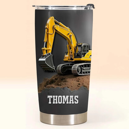 Excavator Construction Tumbler