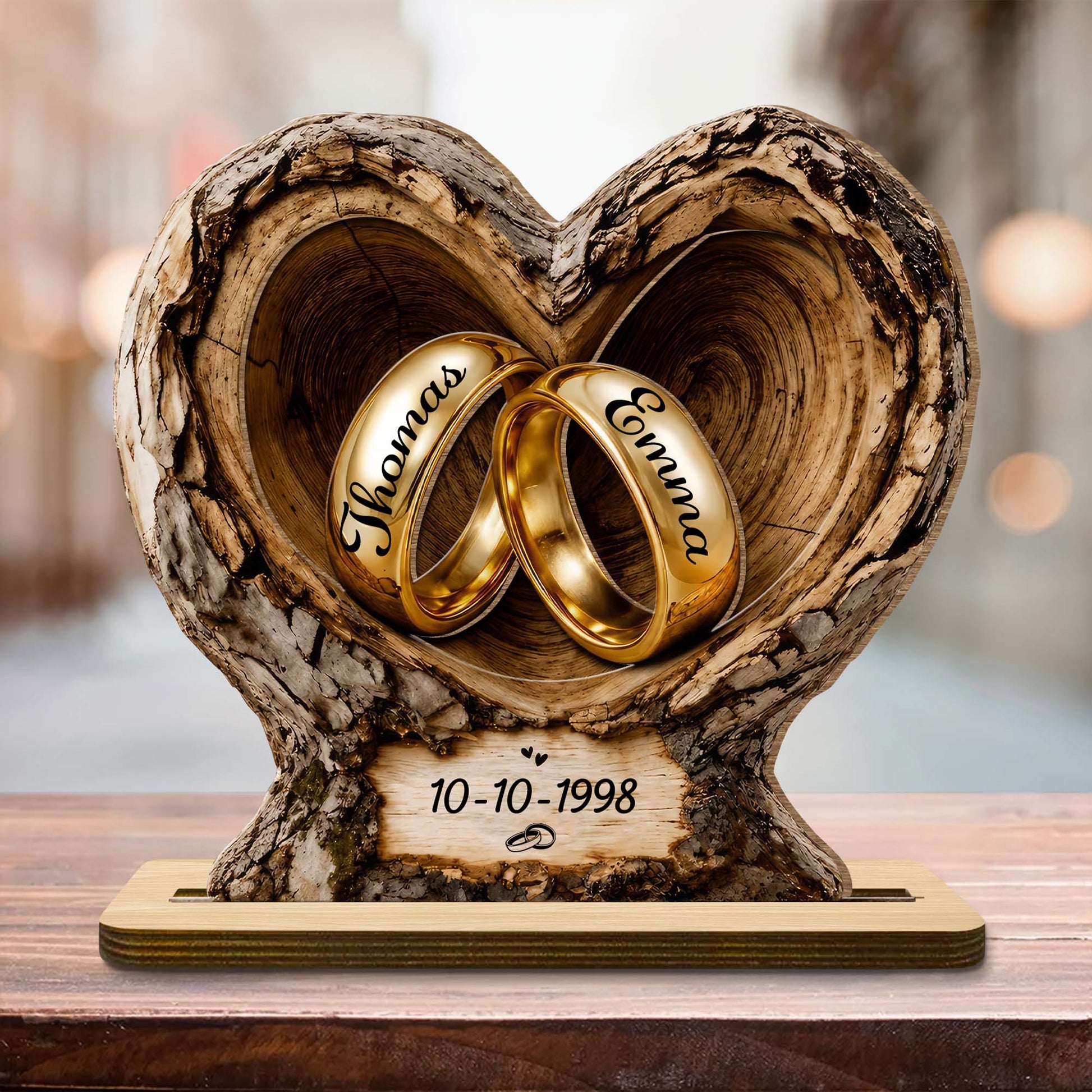 Custom Couple Anniversary Gift for Couples with personalized design details for meaningful gifting image 7