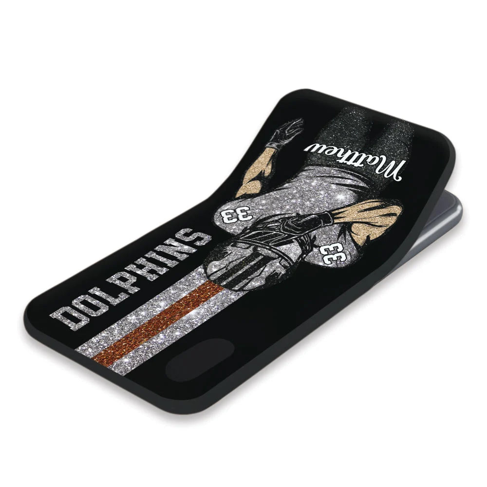 Custom Football Player Phone Case - Personalized Name Number Team Gift for Football Fans