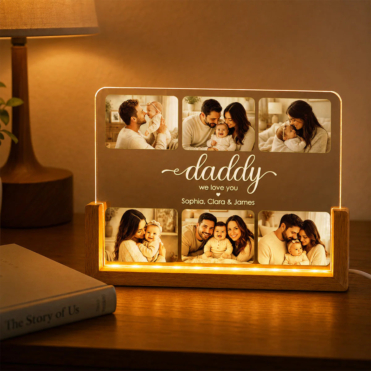 Night Light gift-ready design for Dad