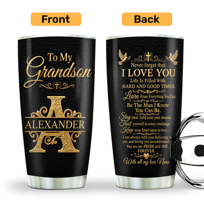 Tumbler gift-ready design for Son/Grandson