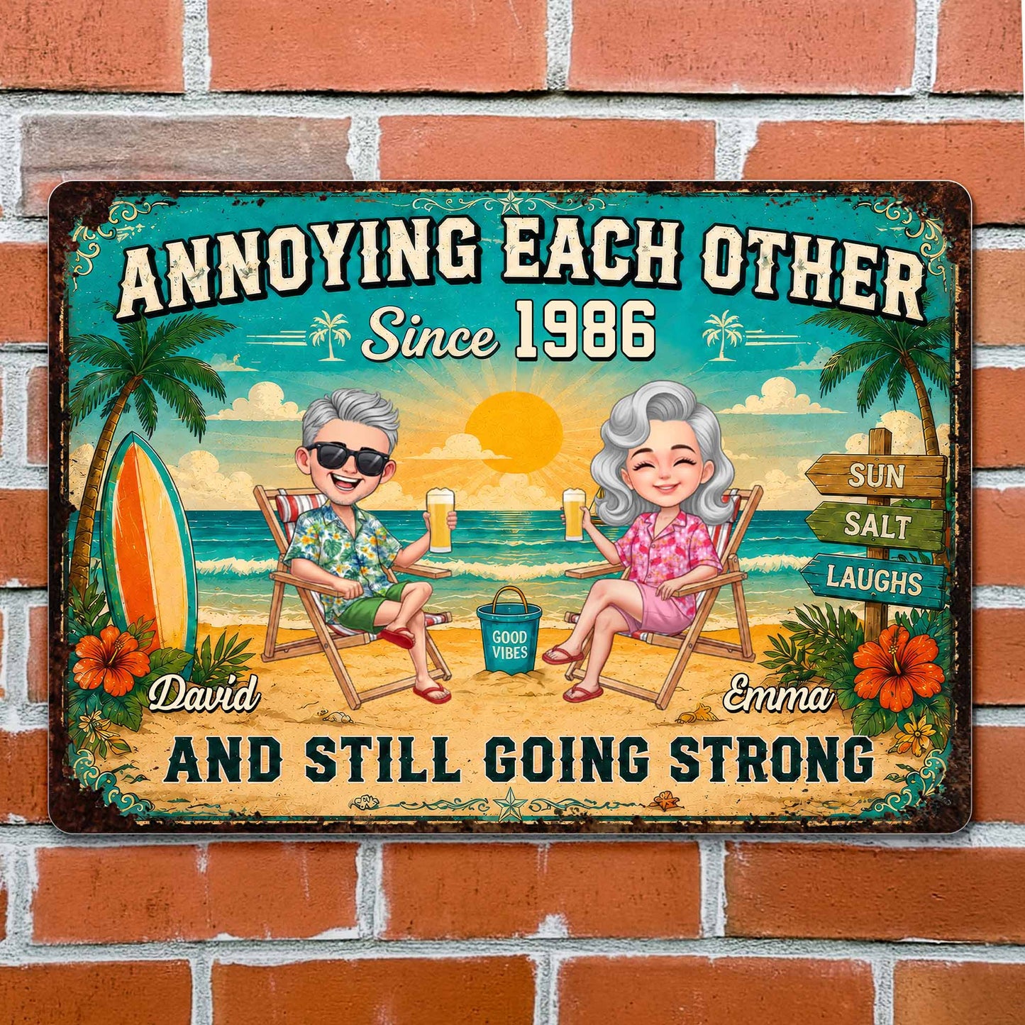 Metal Sign detail view for Wife