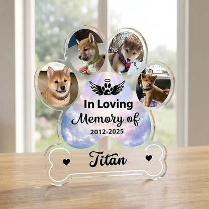 Custom Dog Memorial Gift for Dog Lovers with personalized design details for meaningful gifting image 6