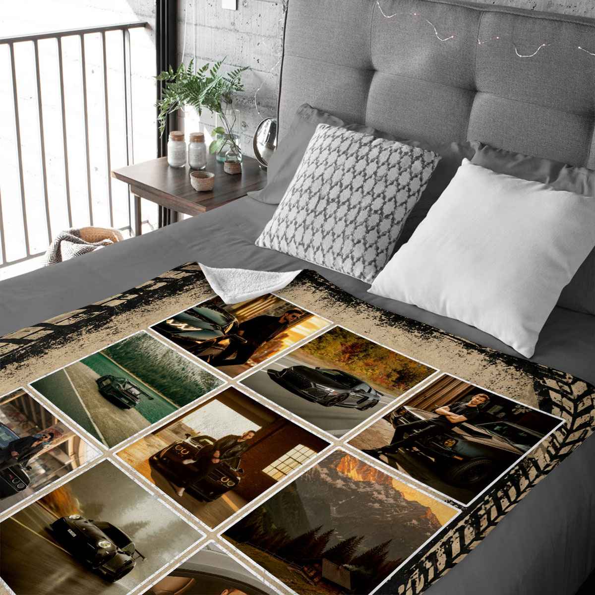 Life Is Better In My Car Personalized Car Photo Blanket - Car Lovers Racing Fans