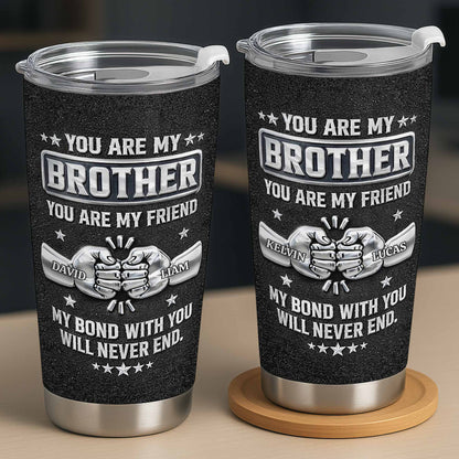 You Are My Brother, My Bond With You Will Never End, Handshake Design