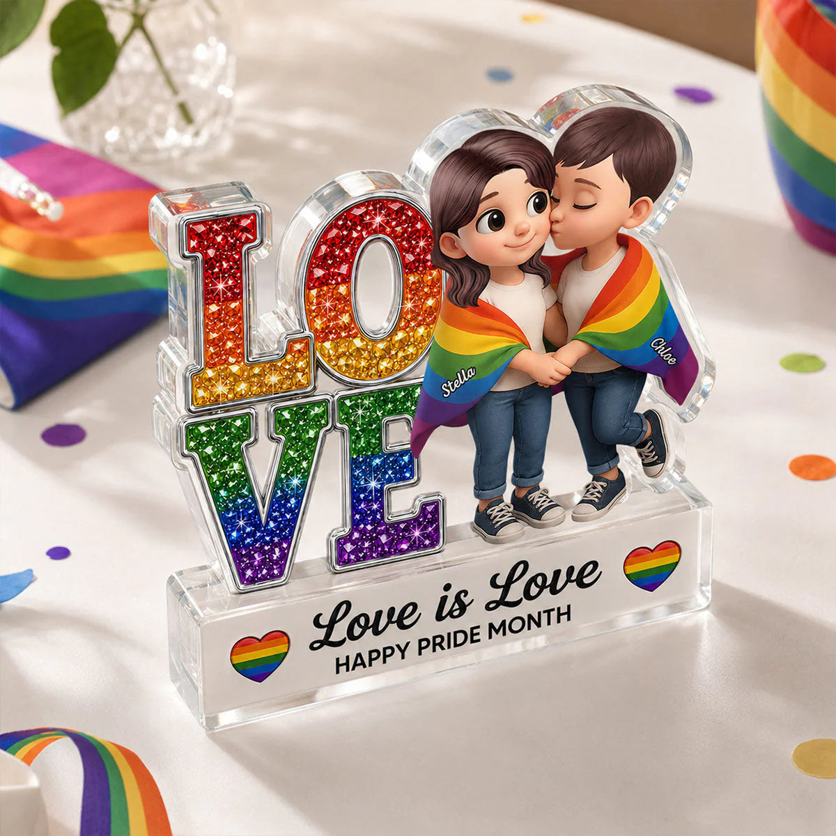 Plaque gift-ready design for Couples