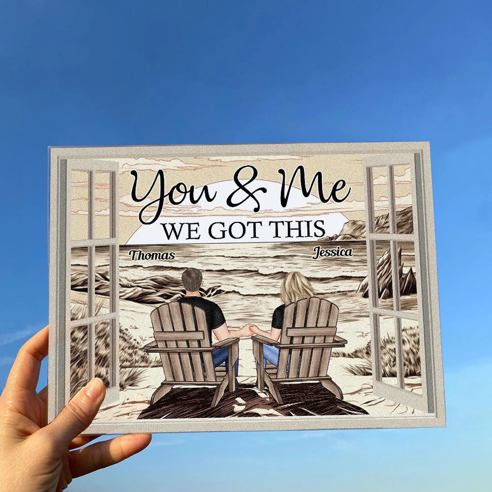 Plaque material and size view - Personalized Anniversary Acrylic Plaque
