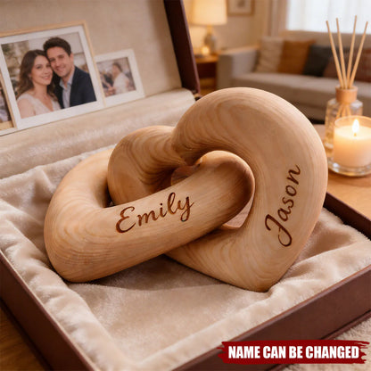 Wooden Ornament detail view for Couples